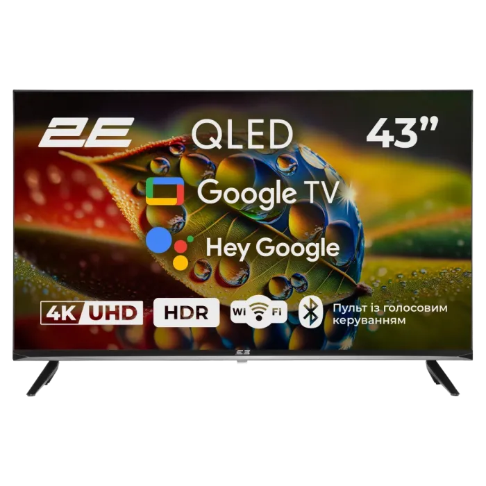 2E 43A77Q 43” дюйма 3840x2160 QLED Google TV Телевізор