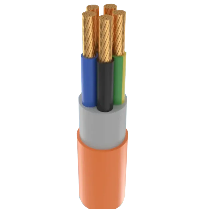 HXH-FE180/Е90-O 5х4 RE-0.6/1 kV(бухта 100 м)(NKK) Кабель Мега-Кабель
