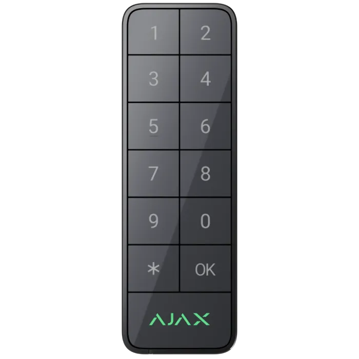 Ajax Superior Keypad Outdoor Fibra graphite Дротова клавіатура