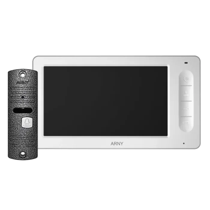 AVD-7005 Комплект відеодомофону білий/сірий