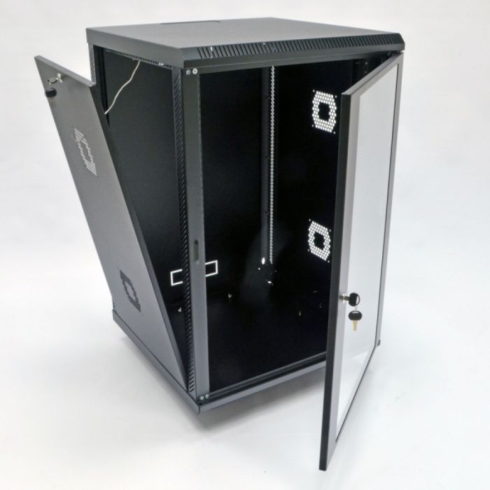 Шафа серверна CMS 18U 600 х 600 х 907 UA-MGSWA186B для мережевого обладнання