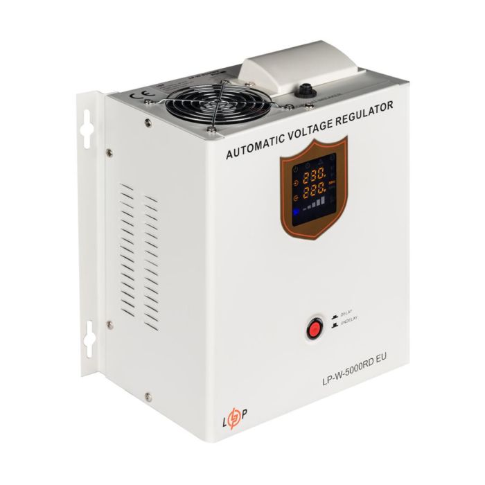 Стабілізатор напруги Logicpower LP-W-5000RD EU (3000Вт/7 ступ)