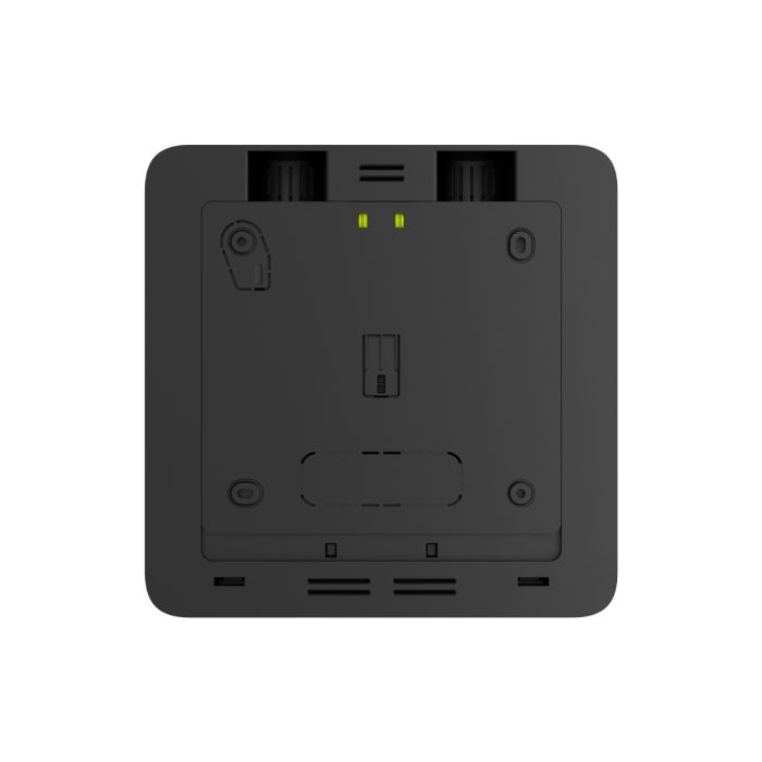 Бездротовий адресний ретранслятор радіосигналу Ajax EN54 Fire ReX Jeweller black для пожежної сигналізації