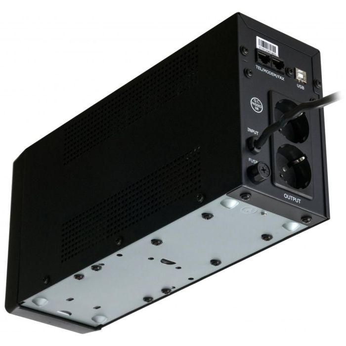 Джерело безперебійного живлення Vinga VPC-600MU 600ВА / 360 Вт з LCD-дисплеєм з USB у металевому корпусі