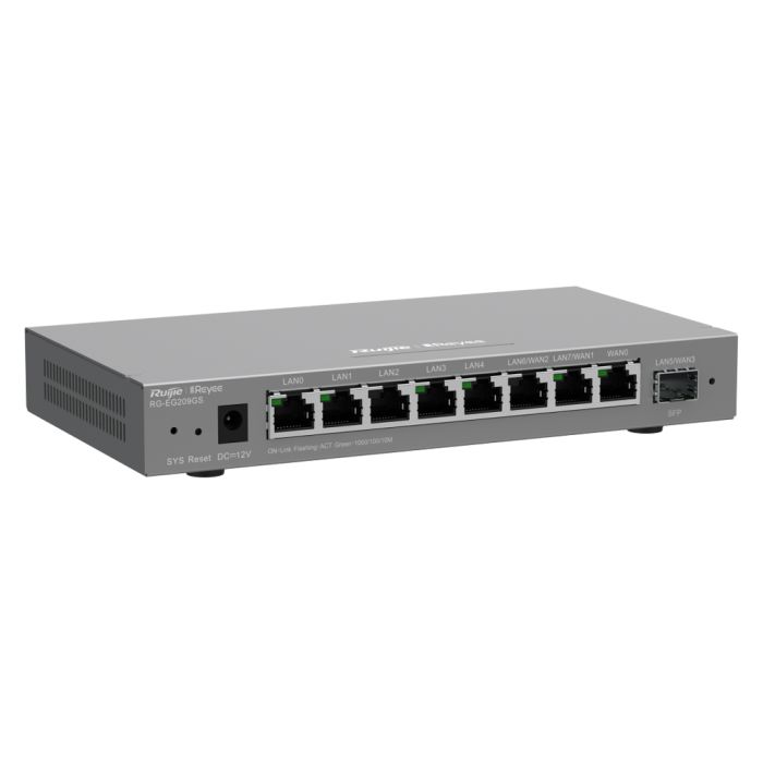 Керований маршрутизатор Ruijie Reyee RG-EG209GS 9-портовий гігабітний з портом SFP