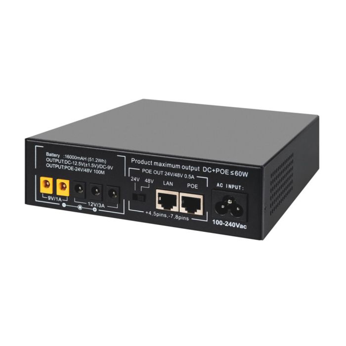 Джерело безперебійного живлення GreenVision GV-701-UPS-DC16-60W для Wi-Fi роутерів із вбудованим акумулятором