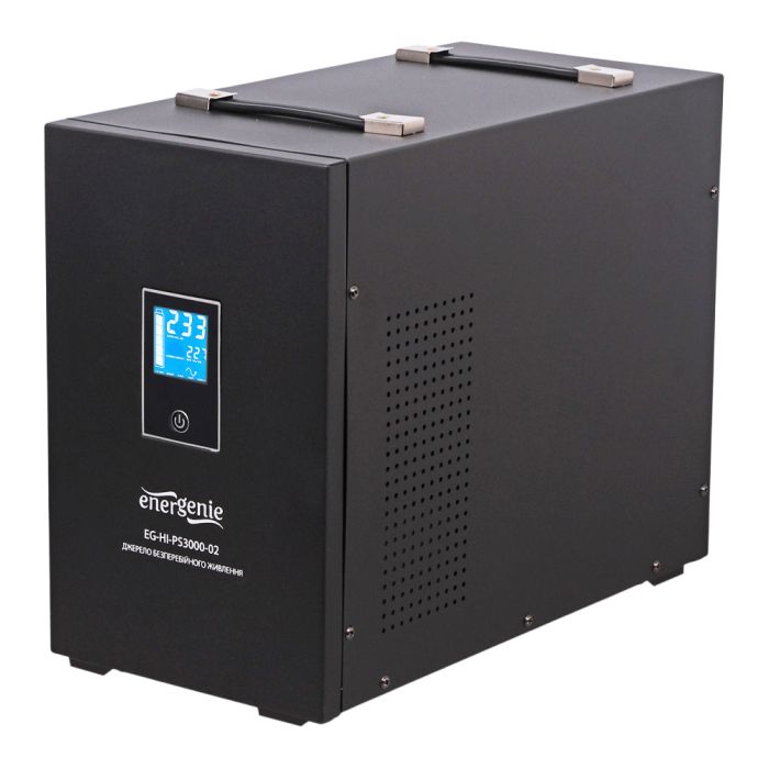Джерело безперебійного живлення EnerGenie EG-HI-PS3000-02 3000ВА / 1800Вт лінійно-інтерактивне з правильною синусоїдою