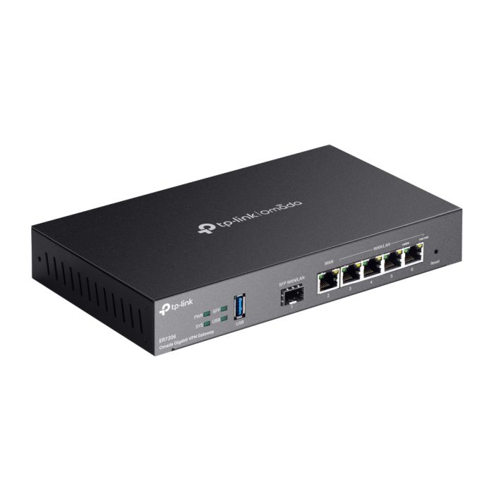 Мультисервісний Маршрутизатор TP-LINK ER7206 2xGE LAN, 1xGE WAN, 2xGE LAN, 1xSFP