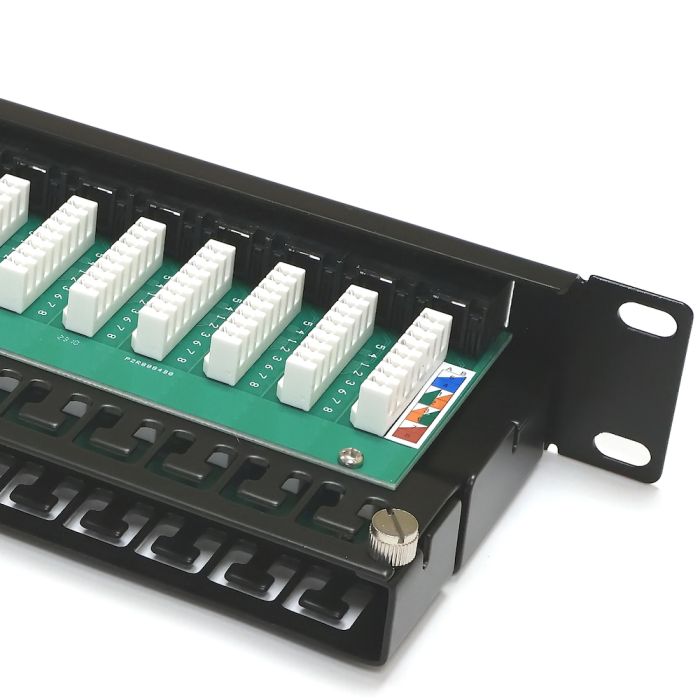 Патч-панель 19" 48xRJ-45 UTP, кат. 6, 1U, dual type, Kingda