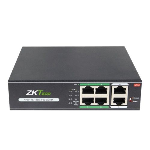 Некерований PoE-комутатор ZKTeco PE04-60
