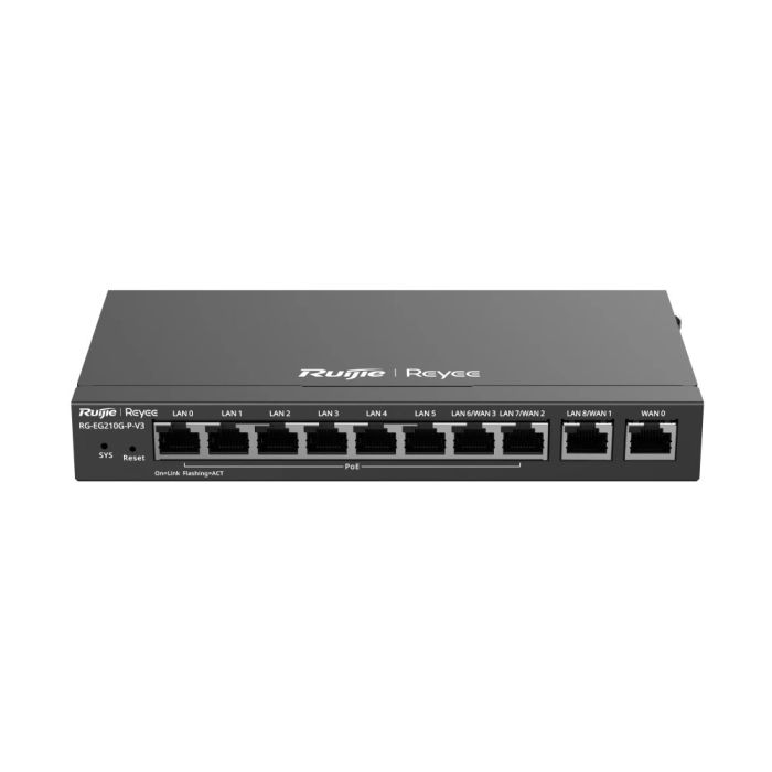 Маршрутизатор Ruijie Reyee RG-EG210G-P-V3 з 8 портами PoE