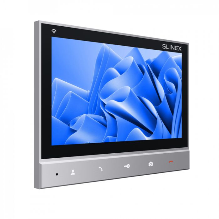 Комплект відеодомофон + панель виклику Slinex SK 7 Cloud (Slinex SK 7 Cloud grey + ML-17HD graphite)