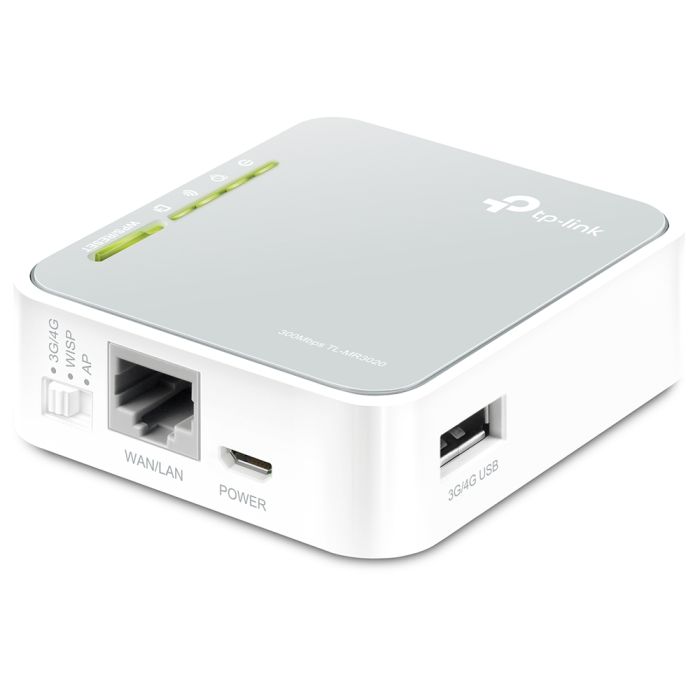 Маршрутизатор TP-LINK TL-MR3020 N300 1xFE LAN/WAN 1xUSB2.0 for 3G/4G/LTE