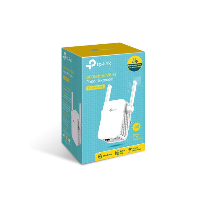 Підсилювач Wi-Fi сигналу TP-Link TL-WA855RE N300, 1хFE LAN