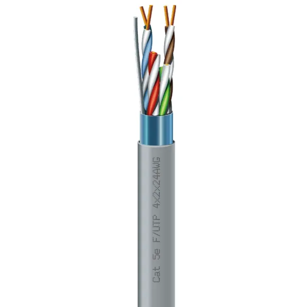 Cat. 5e F/UTP 4х2х24 AWG (7091000) бухта 305м. Кабель вита пара ЗЗКМ (FTP мідь внут)