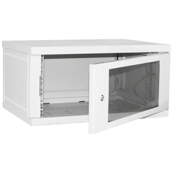 IPCOM СН-4U-060х035-ДС-7035 (RAL7035) Шафа телекомунікаційна скло