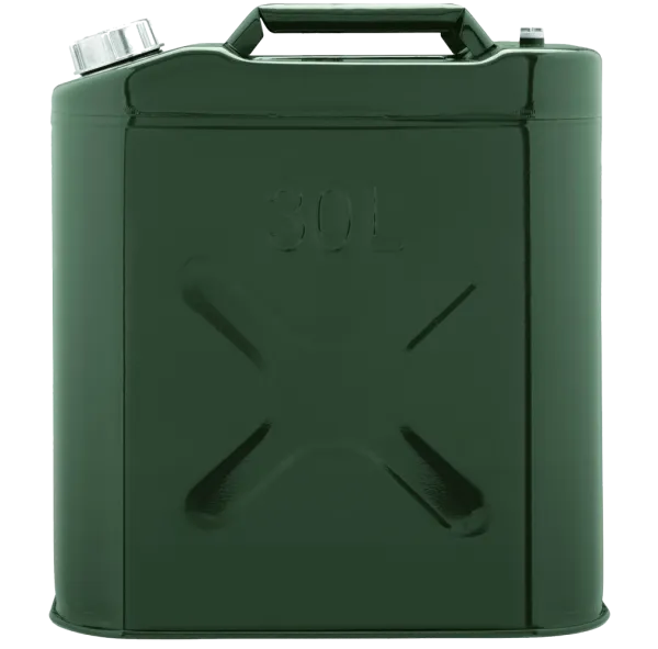 2E Каністра паливна вертикальна 30л метал 0.8мм 3.3кг