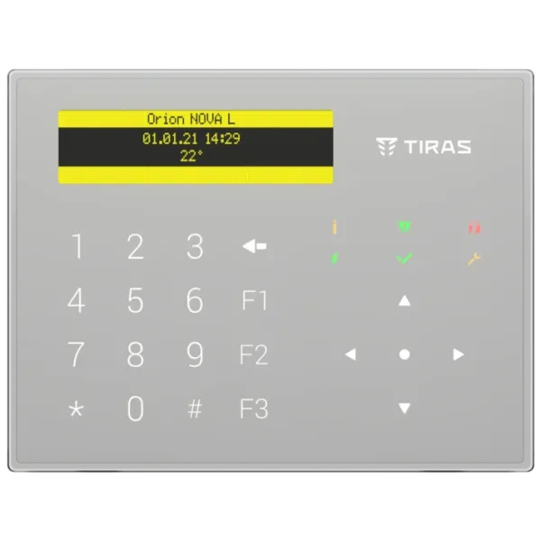 Tiras K-GLCD+(white) Клавіатура