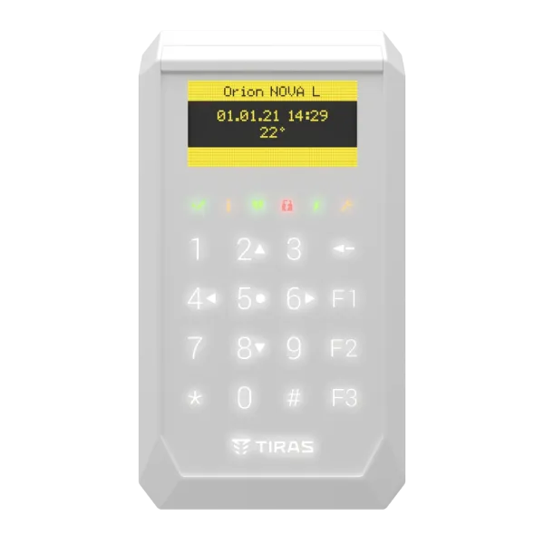 Tiras K-PAD OLED+ white Сенсорна OLED клавіатура Тірас