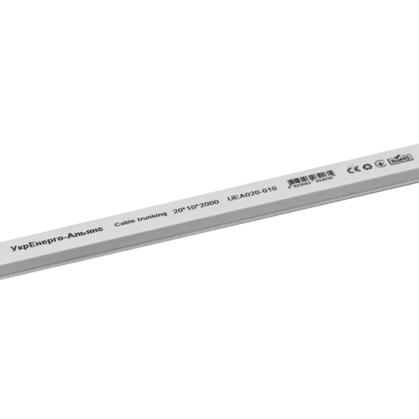 20х10 мм 2м із подвійним замком Кабельний канал