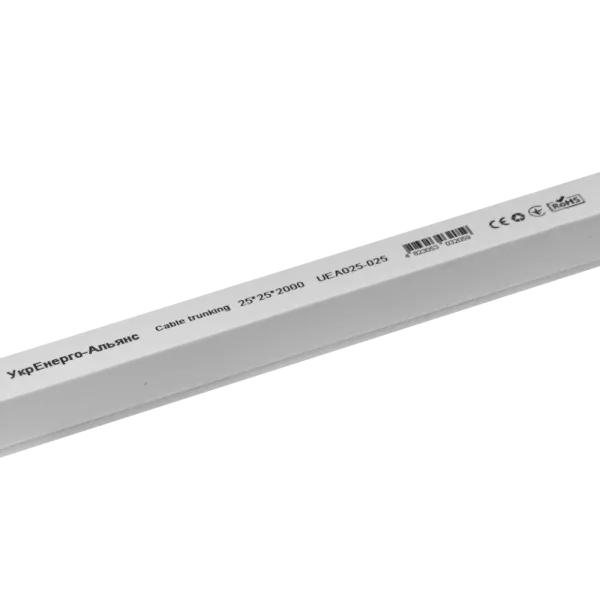 25х25 мм 2м із подвійним замком Кабельний канал