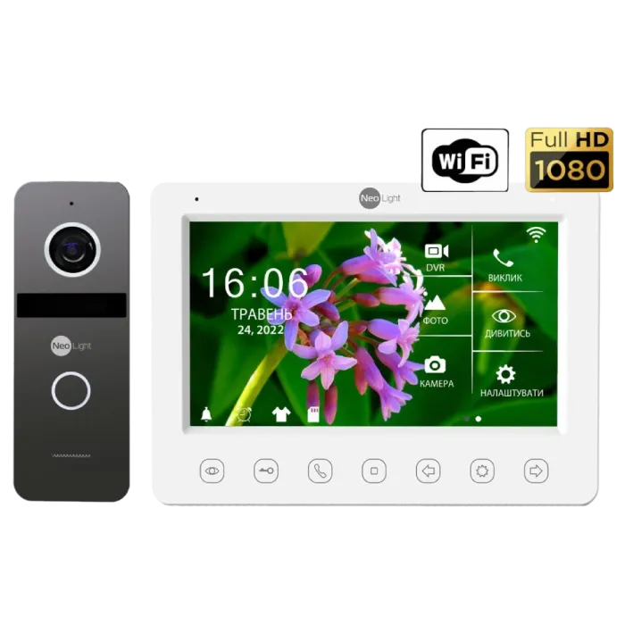 Neolight NeoKIT HD WF Graphite Комплект відеодомофону