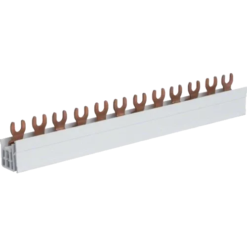 Hager KDN363A 3-полюсна на 12 мод 10mm2 Шина вилкова