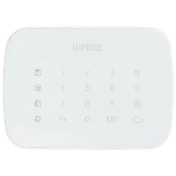 U-Prox Keypad G4 White Бездротова сенсорна клавіатура для чотирьох груп