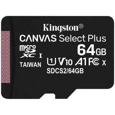 Kingston microSDXC 64GB (SDCS2/64GBSP) Карта пам'яті