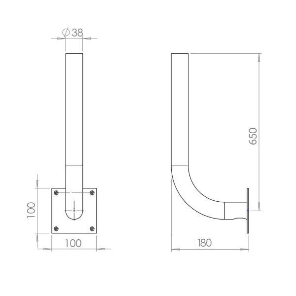 Кронштейн LBX (65 см )