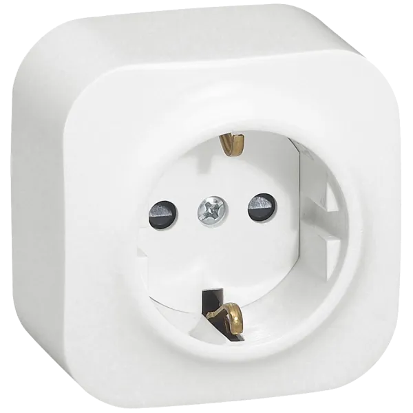 Legrand Forix 2К+З Розетка без шоторок біла