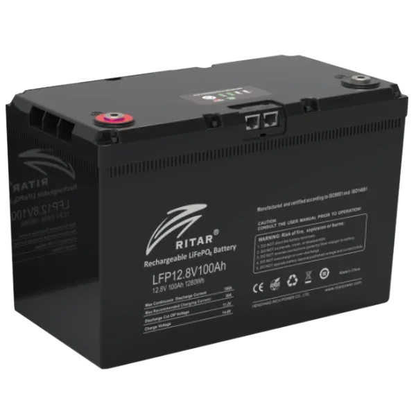 Ritar LFP12.8V100AHG24 Акумуляторна батарея з bluetooth