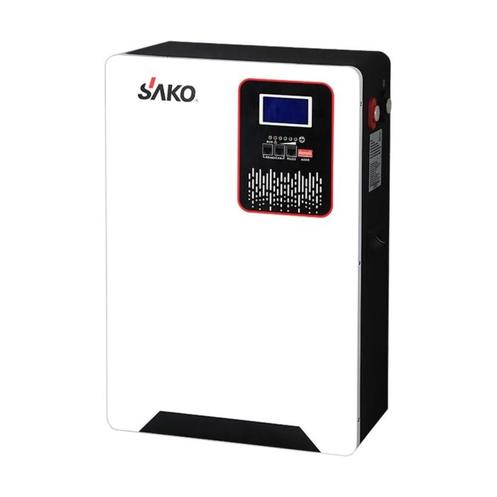 Комплект резервного живлення: гібридний інвертор 5kW Megarevo й акумуляторна батарея 51.2В 6144Втг Sako Li-Sun series LiFePo4