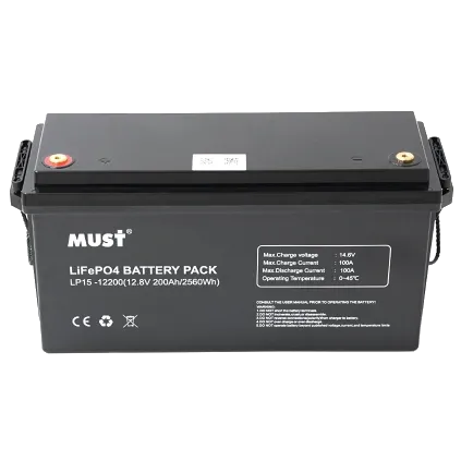 Must LP15-12200 12.8В 200А•г Літієва акумуляторна батарея