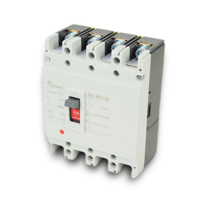 Автомат DC MCCB LQM1-125Z/4P/63-125A DC1000V(3P+N)125A