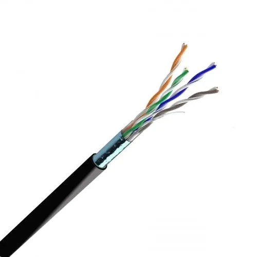Cat. 5e F/UTP PE 4х2х24 AWG (70910021) бухта 500м. Кабель вита пара ЗЗКМ (FTP мідь вуличний)