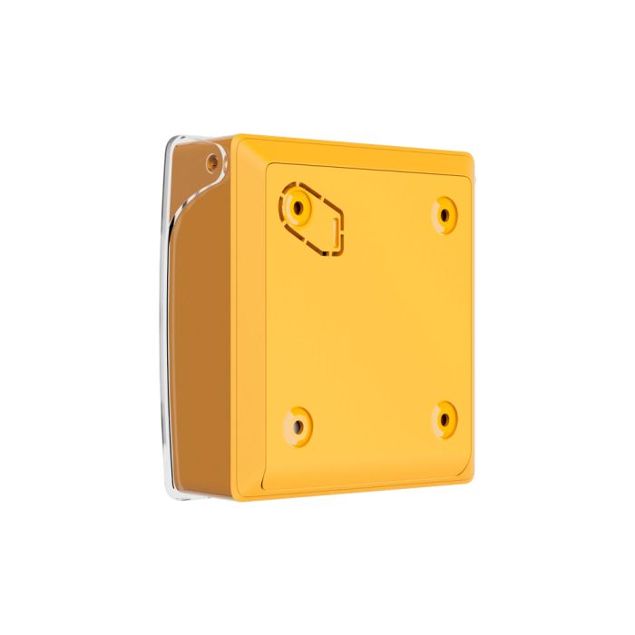 Бездротова програмована кнопка Ajax ManualCallPoint (Yellow) Jeweller з механізмом скидання