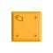 Бездротова програмована кнопка Ajax ManualCallPoint (Yellow) Jeweller з механізмом скидання