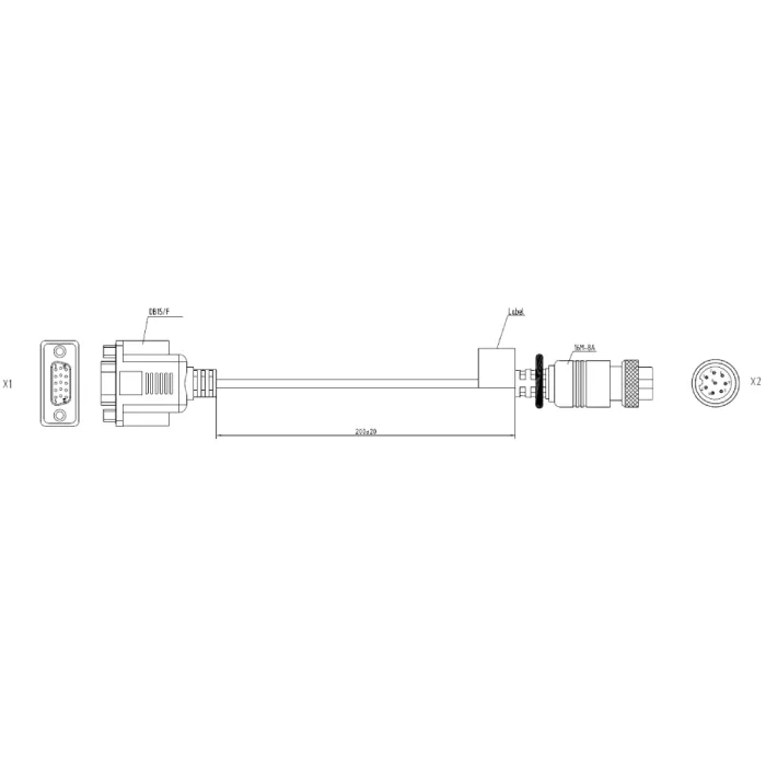 AE-MC9294-0.2(16M8A to DB15/F) Кабель