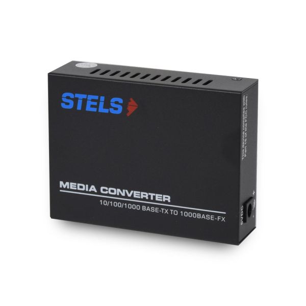 Медiаконвертер STELS 10/100/1000-TX RJ45 + 100/1000-FX SFP-слот
