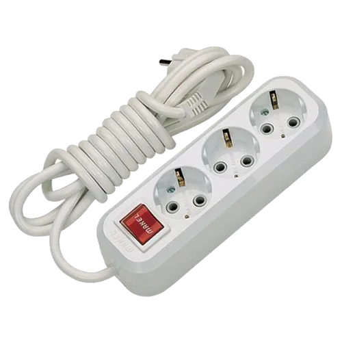 Makel MGP214 Подовжувач 3*5 м з заземленням та вимикачем