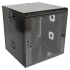 19"12U, 600х600х640 мм Шафа акрилове скло чорна
