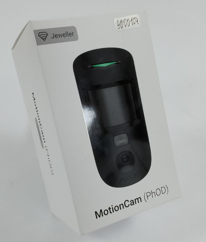 (Уцінка) Бездротовий датчик руху Ajax HDR MotionCam (PhOD) з підтримкою фотоверифікації тривог, функцій «Фото за запитом» і «Фото за сценарієм» Black (MotionCam (PhOD))
