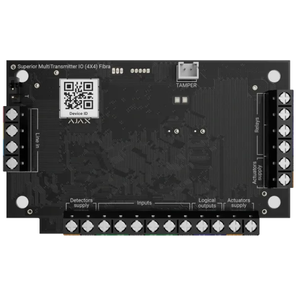 Ajax Superior MultiTransmitter IO (4X4) Fibra 8ми дротових пристроїв Модуль для інтеграції