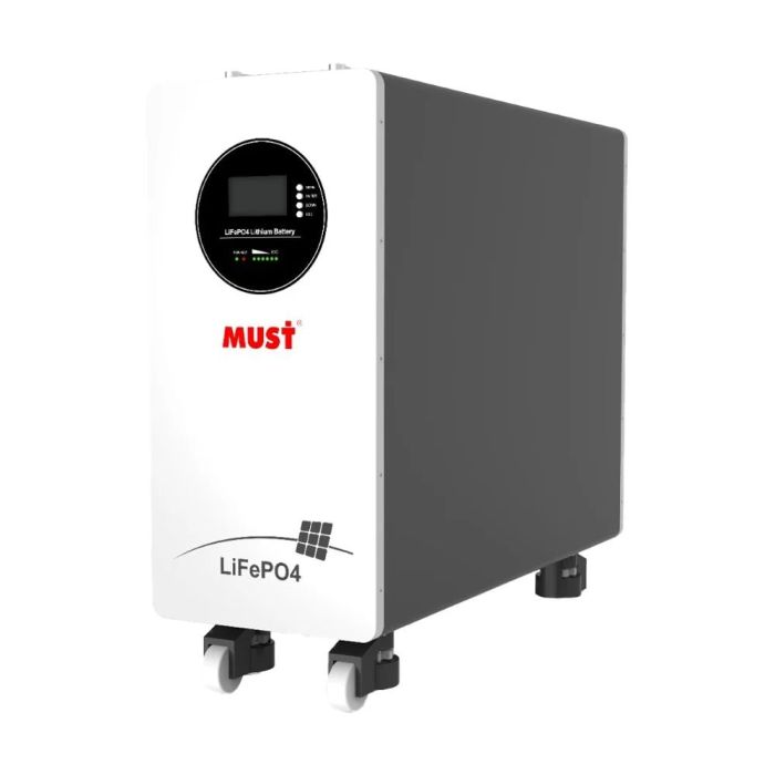 Комплект резервного живлення: гібридний інвертор 5kW Megarevo й акумуляторна батарея 300Аг 51.2В 15360Втг Must LiFePO4