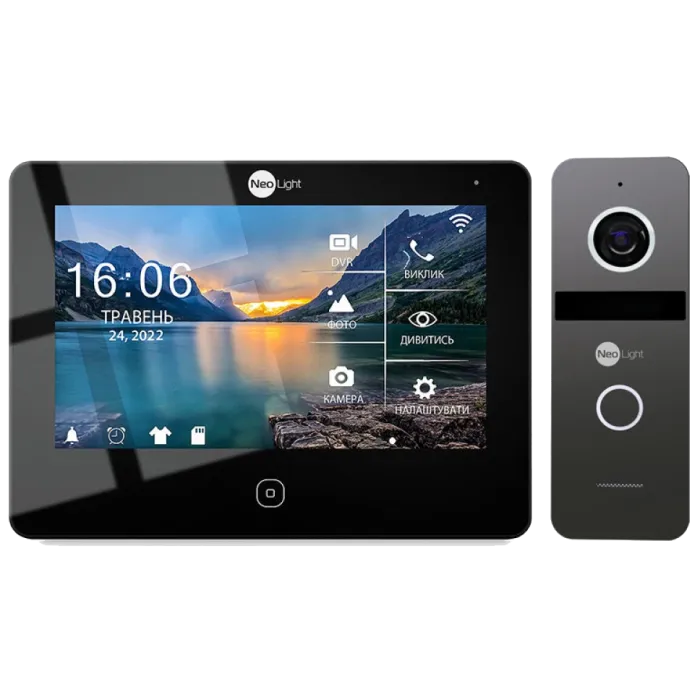 Neolight NeoKIT HD Pro WF B/Graphite Комплект відеодомофона