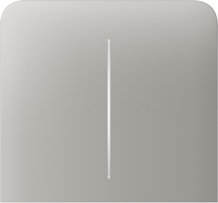 Бічна кнопка для двоклавішного вимикача Ajax SideButton (2-gang) vertical Oyster