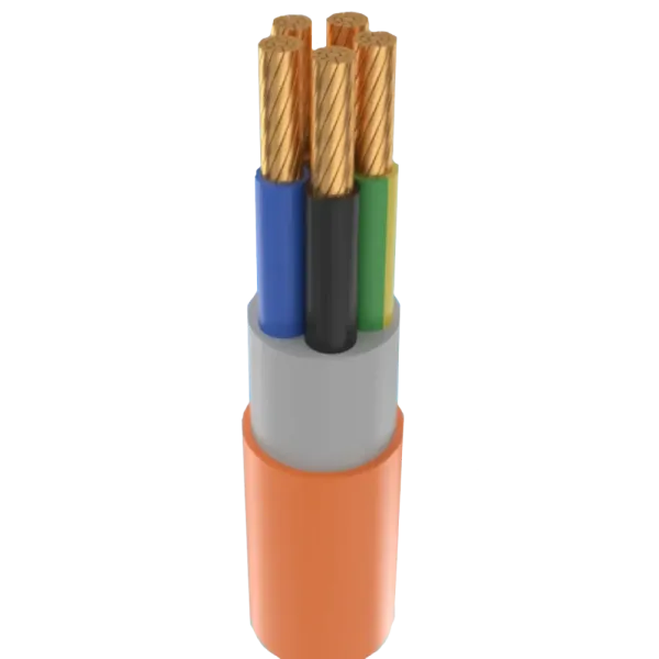 HXH-FE180/Е90-J 5х6 RE-0.6/1 kV(бухта 100 м)(NKK) Кабель Мега-Кабель