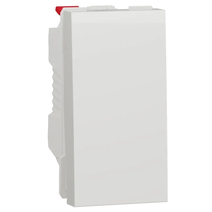 Schneider Electric New Unica NU310118 Вимикач 1-клавішний схема 1, 10А, 1 модуль білий