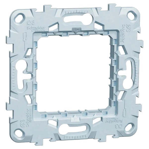 Schneider Electric New Unica NU7002 Супорт Zamak 2 модуля